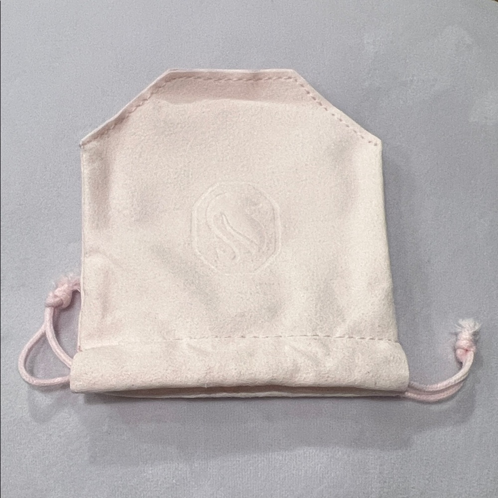 Pink Swarovski Velvet Drawstring Pouch - Picture 6 of 6